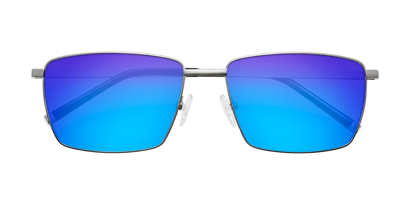 Lynch - Silver Flash Mirrored Sunglasses
