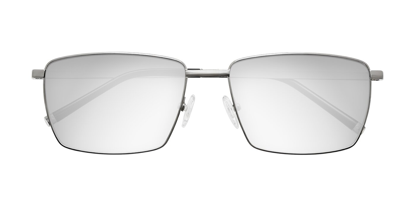 Lynch - Silver Flash Mirrored Sunglasses