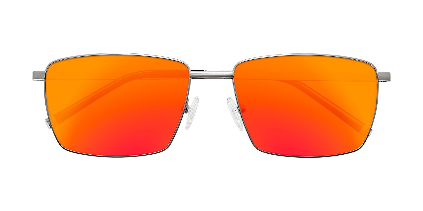 Lynch - Silver Flash Mirrored Sunglasses