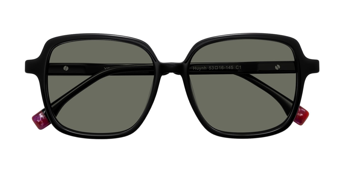 Huynh - Black Polarized Sunglasses