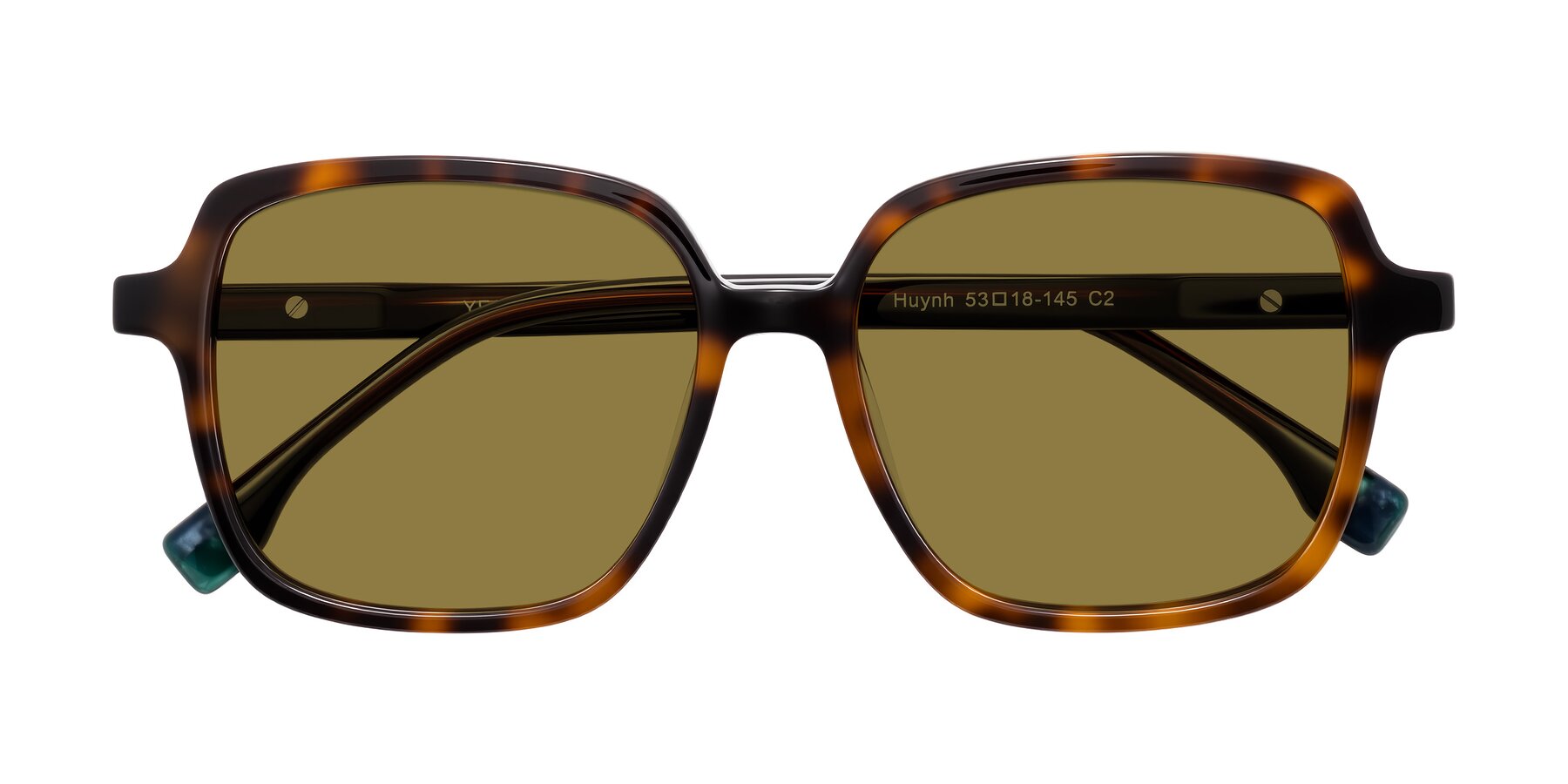 Folded Front of Huynh in Tortoise with Brown Polarized Lenses