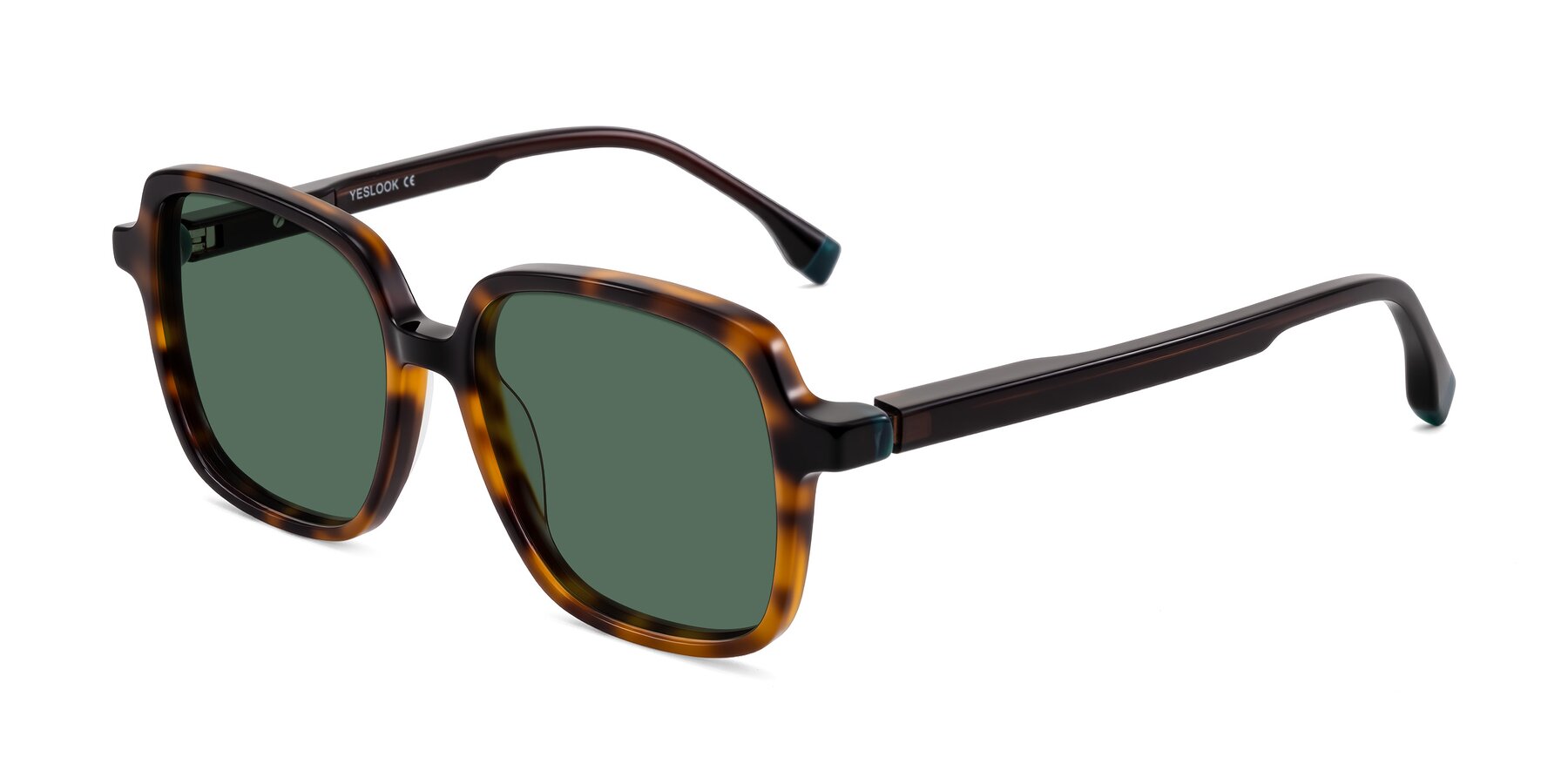 Angle of Huynh in Tortoise with Green Polarized Lenses