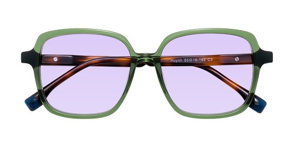 Front of Huynh in Green/Tortoise