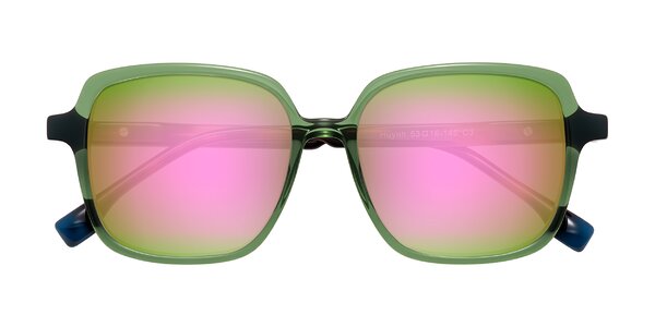 Front of Huynh in Green/Tortoise