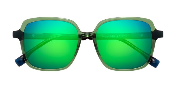 Front of Huynh in Green/Tortoise