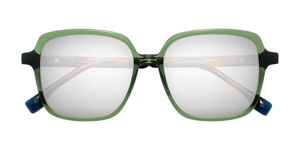 Front of Huynh in Green/Tortoise