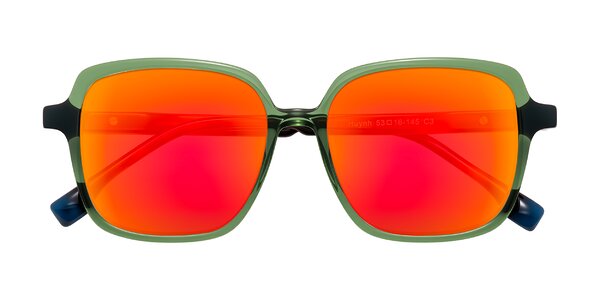 Front of Huynh in Green/Tortoise