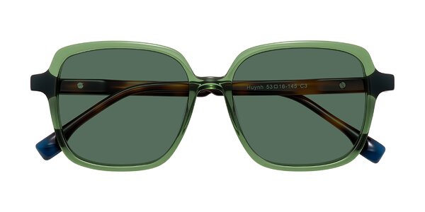 Front of Huynh in Green/Tortoise