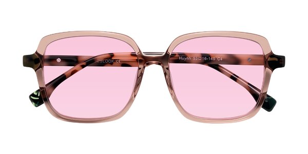 Front of Huynh in Blush Brown/Ivory Tortoise