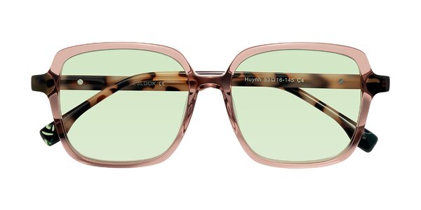 Front of Huynh in Blush Brown/Ivory Tortoise