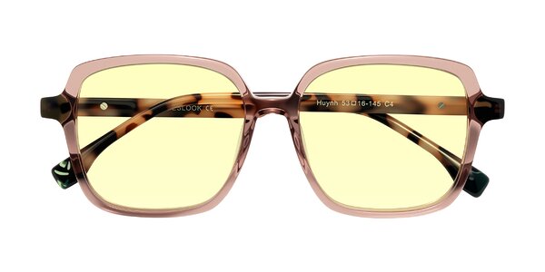 Front of Huynh in Blush Brown/Ivory Tortoise