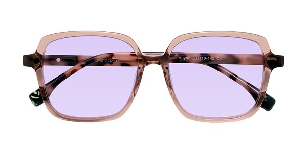 Front of Huynh in Blush Brown/Ivory Tortoise