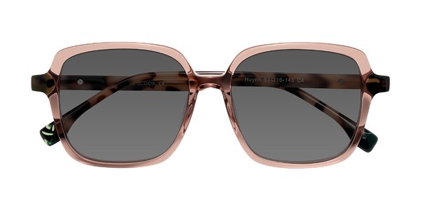 Front of Huynh in Blush Brown/Ivory Tortoise