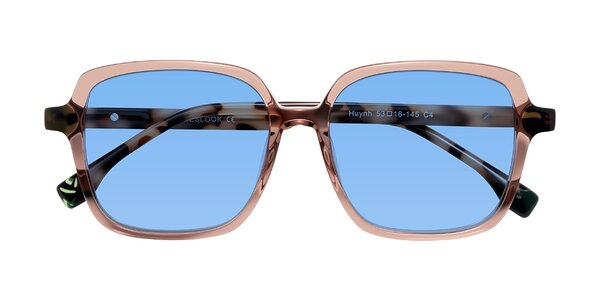 Front of Huynh in Blush Brown/Ivory Tortoise