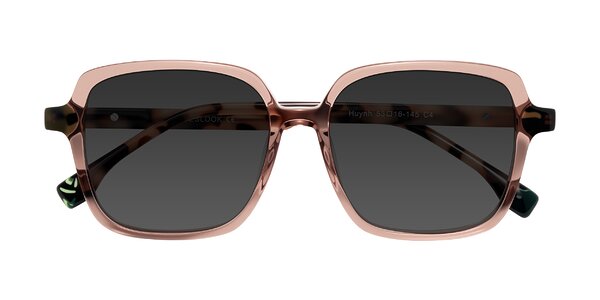 Front of Huynh in Blush Brown/Ivory Tortoise