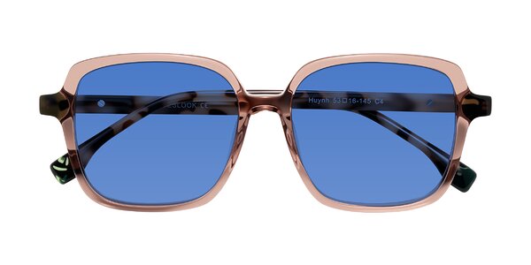 Front of Huynh in Blush Brown/Ivory Tortoise