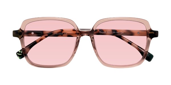 Front of Huynh in Blush Brown/Ivory Tortoise