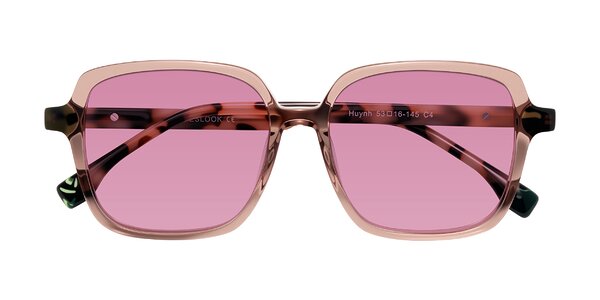 Front of Huynh in Blush Brown/Ivory Tortoise