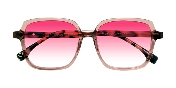 Front of Huynh in Blush Brown/Ivory Tortoise