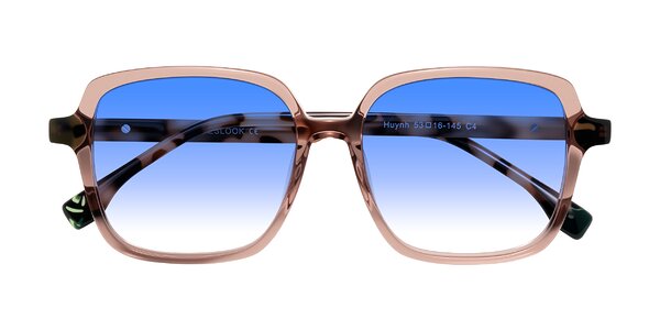 Front of Huynh in Blush Brown/Ivory Tortoise