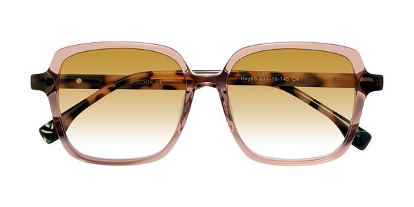 Front of Huynh in Blush Brown/Ivory Tortoise