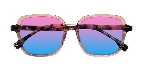 Front of Huynh in Blush Brown/Ivory Tortoise