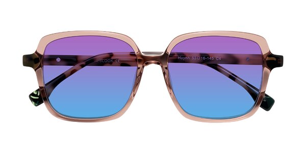 Front of Huynh in Blush Brown/Ivory Tortoise