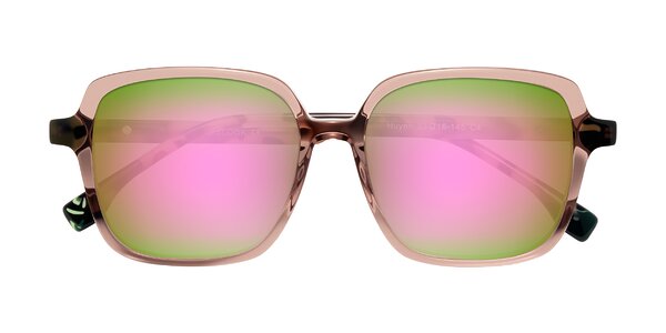 Front of Huynh in Blush Brown/Ivory Tortoise