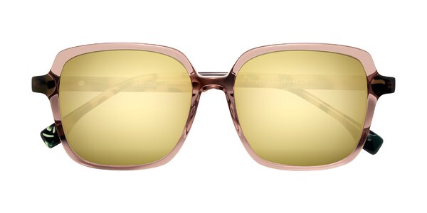 Front of Huynh in Blush Brown/Ivory Tortoise