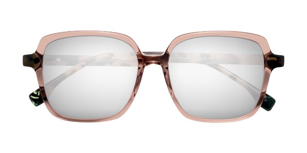 Front of Huynh in Blush Brown/Ivory Tortoise