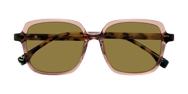Front of Huynh in Blush Brown/Ivory Tortoise