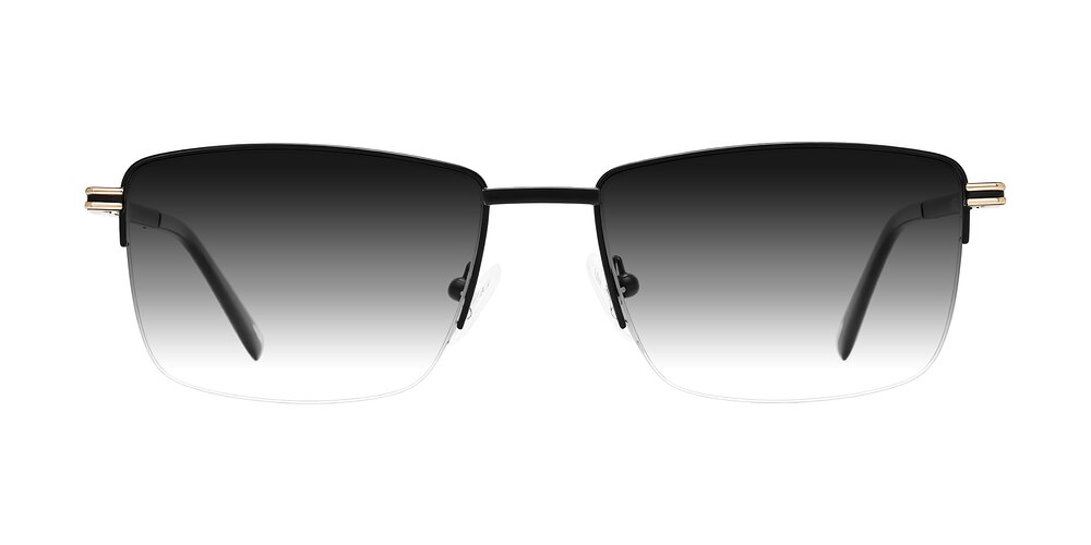 Ngoyi - Matte Black Gradient Sunglasses