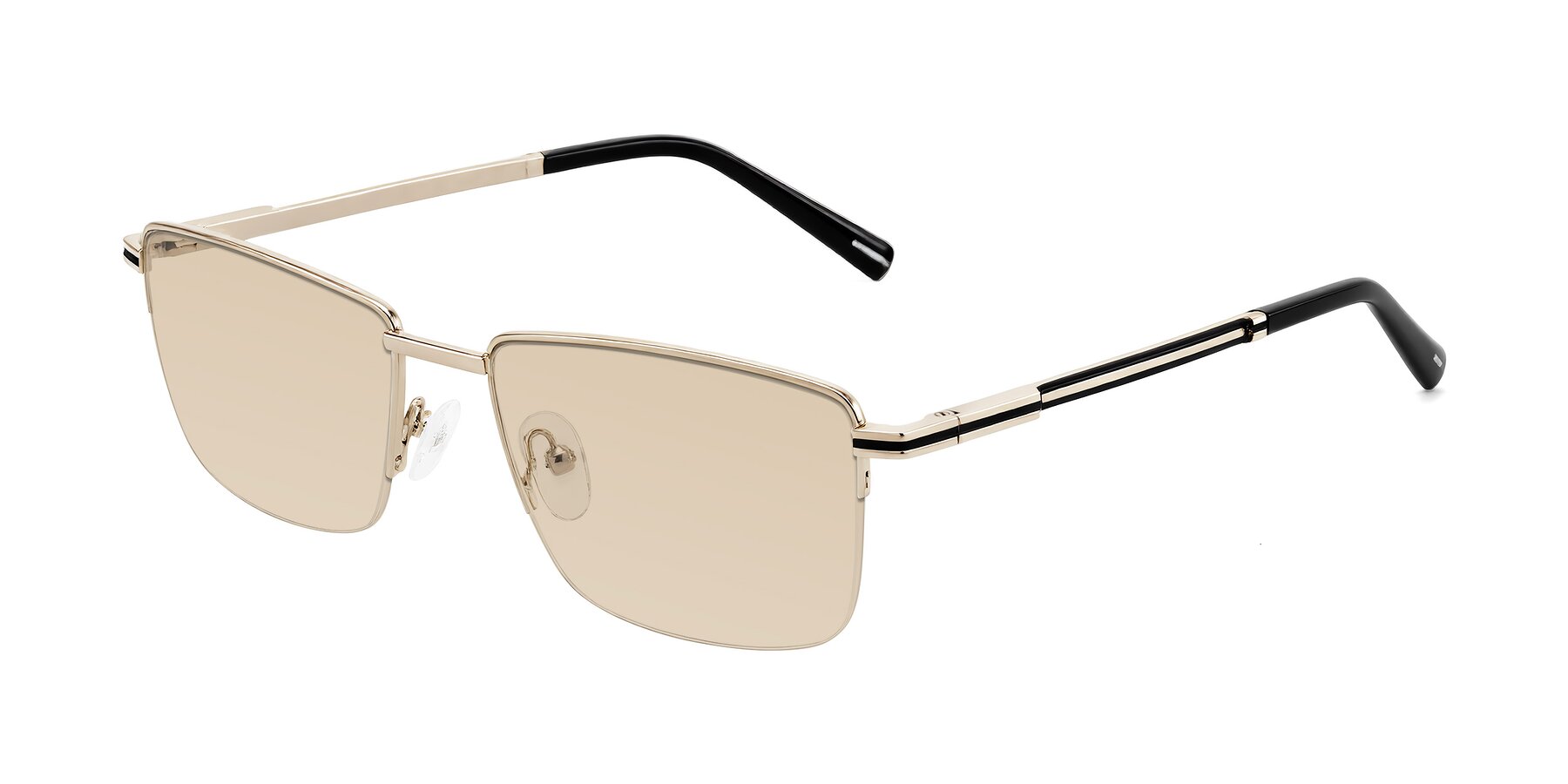 Angle of Ngoyi in Gold with Light Brown Tinted Lenses