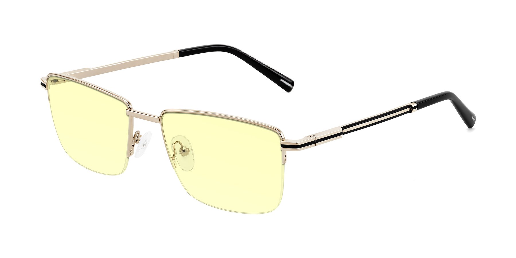 Angle of Ngoyi in Gold with Light Yellow Tinted Lenses