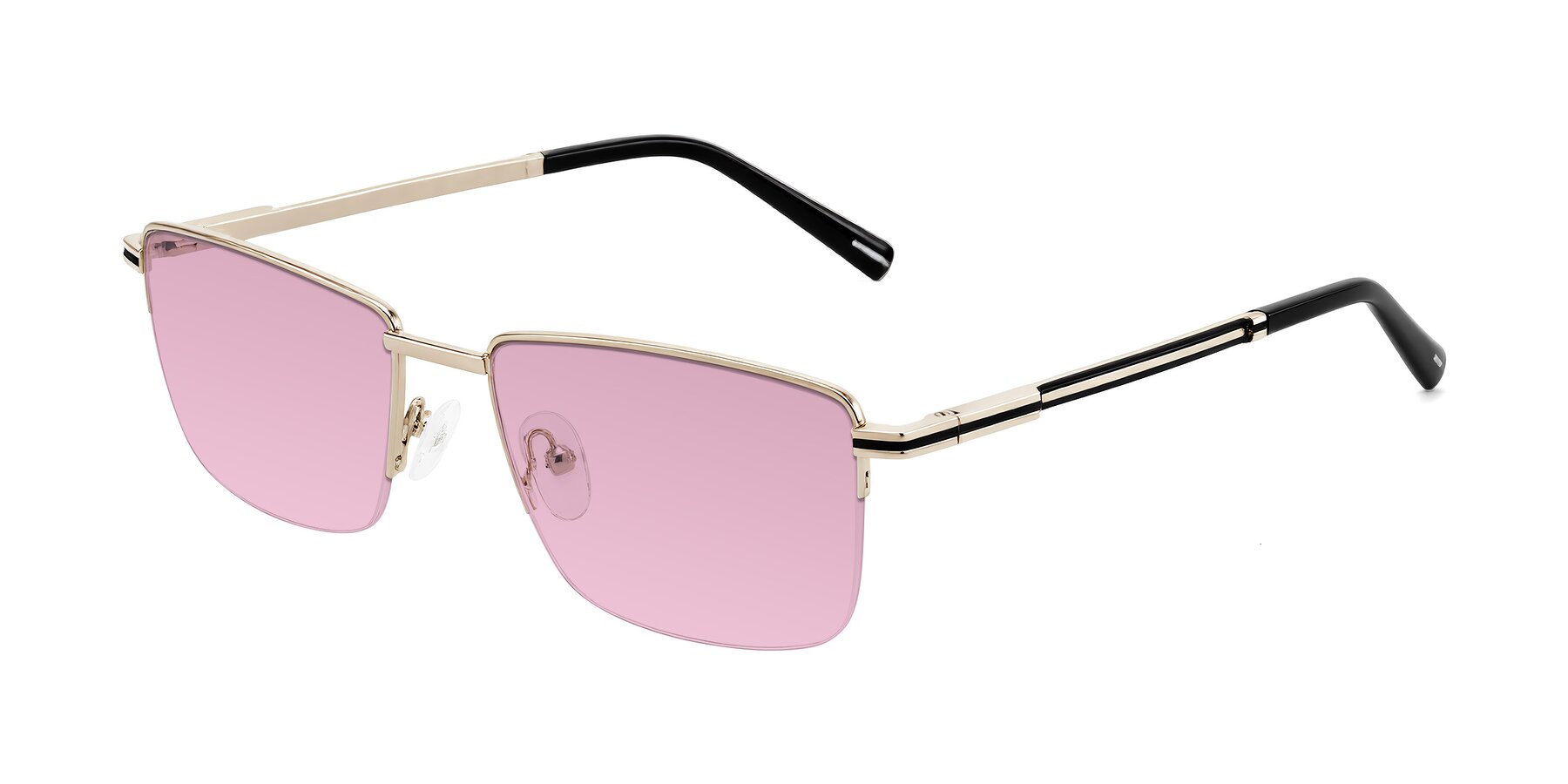 Angle of Ngoyi in Gold with Light Wine Tinted Lenses