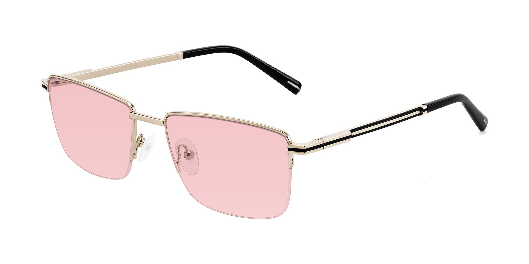 Angle of Ngoyi in Gold with Light Garnet Tinted Lenses