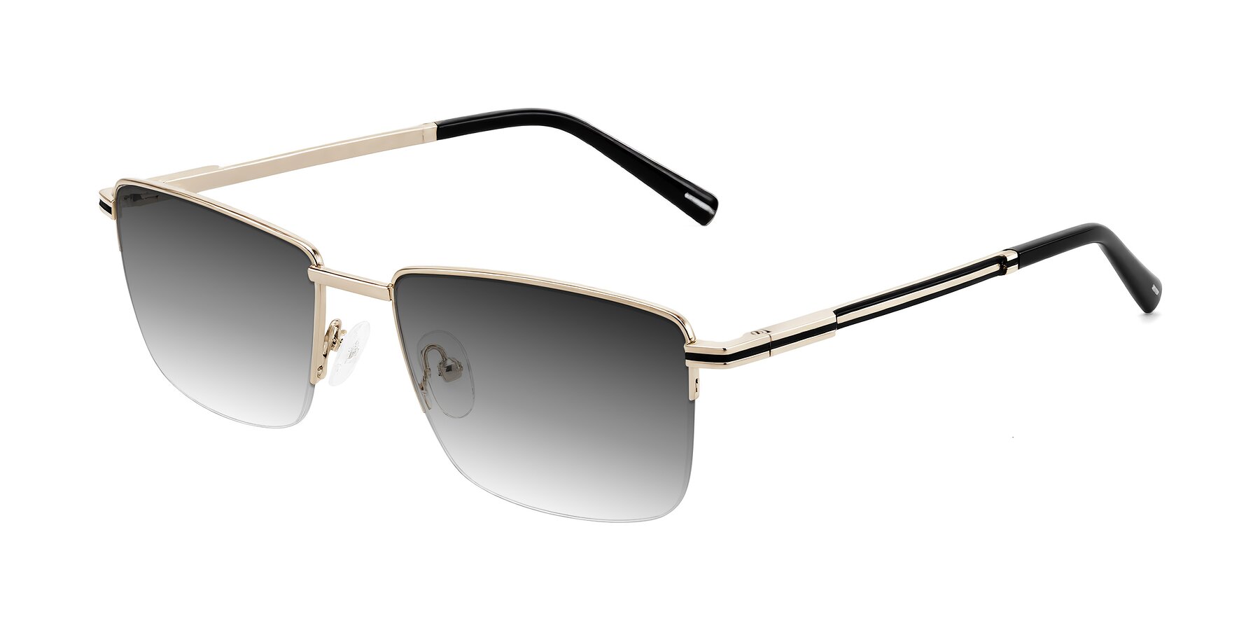 Angle of Ngoyi in Gold with Gray Gradient Lenses