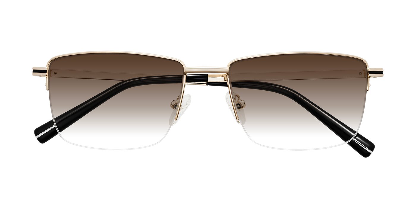 Ngoyi - Gold Gradient Sunglasses