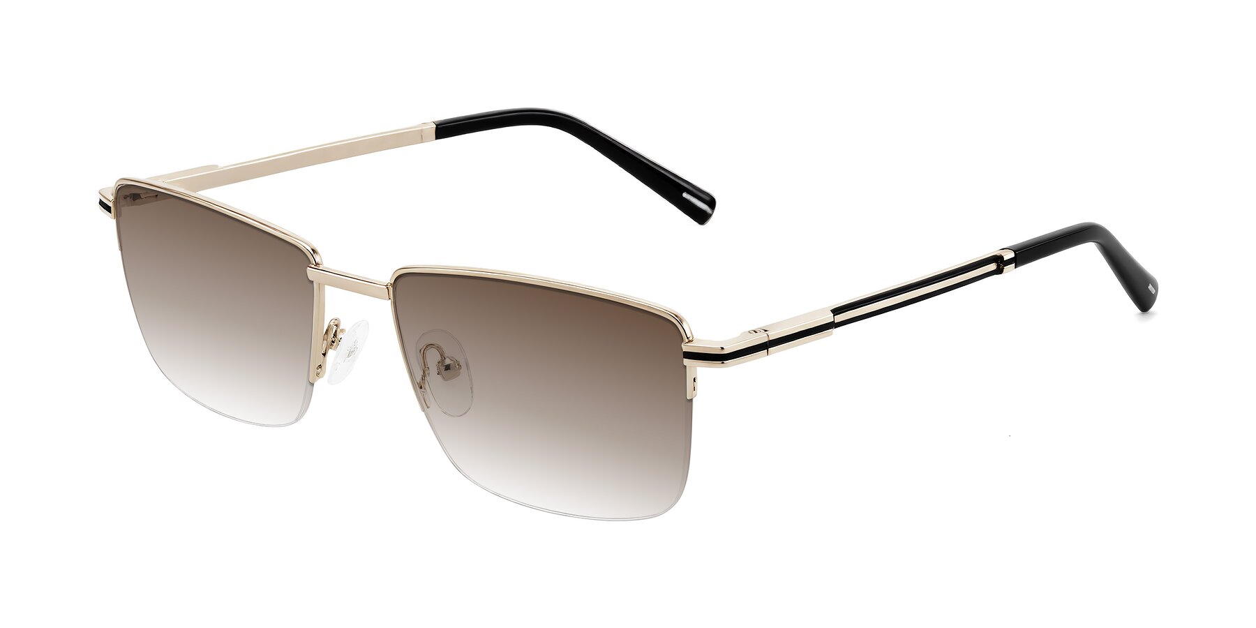 Angle of Ngoyi in Gold with Brown Gradient Lenses