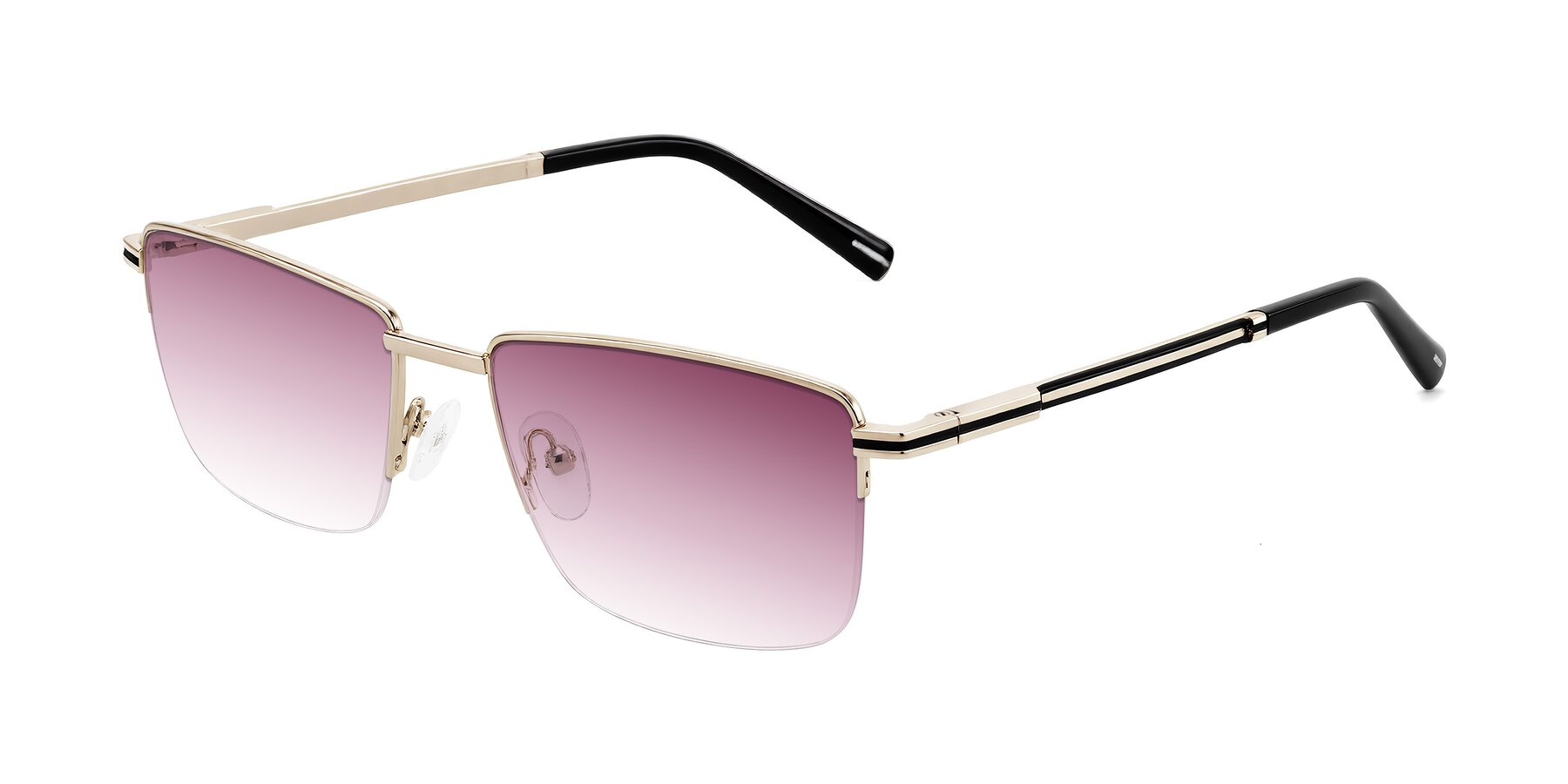 Angle of Ngoyi in Gold with Wine Gradient Lenses