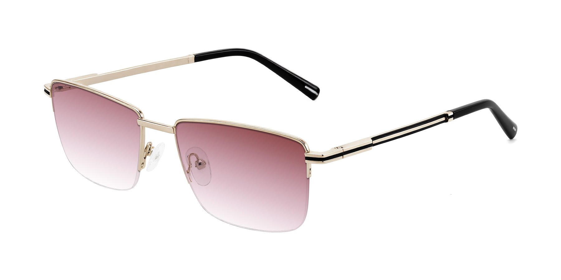 Angle of Ngoyi in Gold with Garnet Gradient Lenses