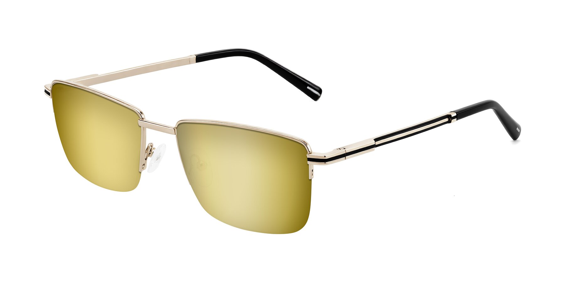 Angle of Ngoyi in Gold with Gold Mirrored Lenses