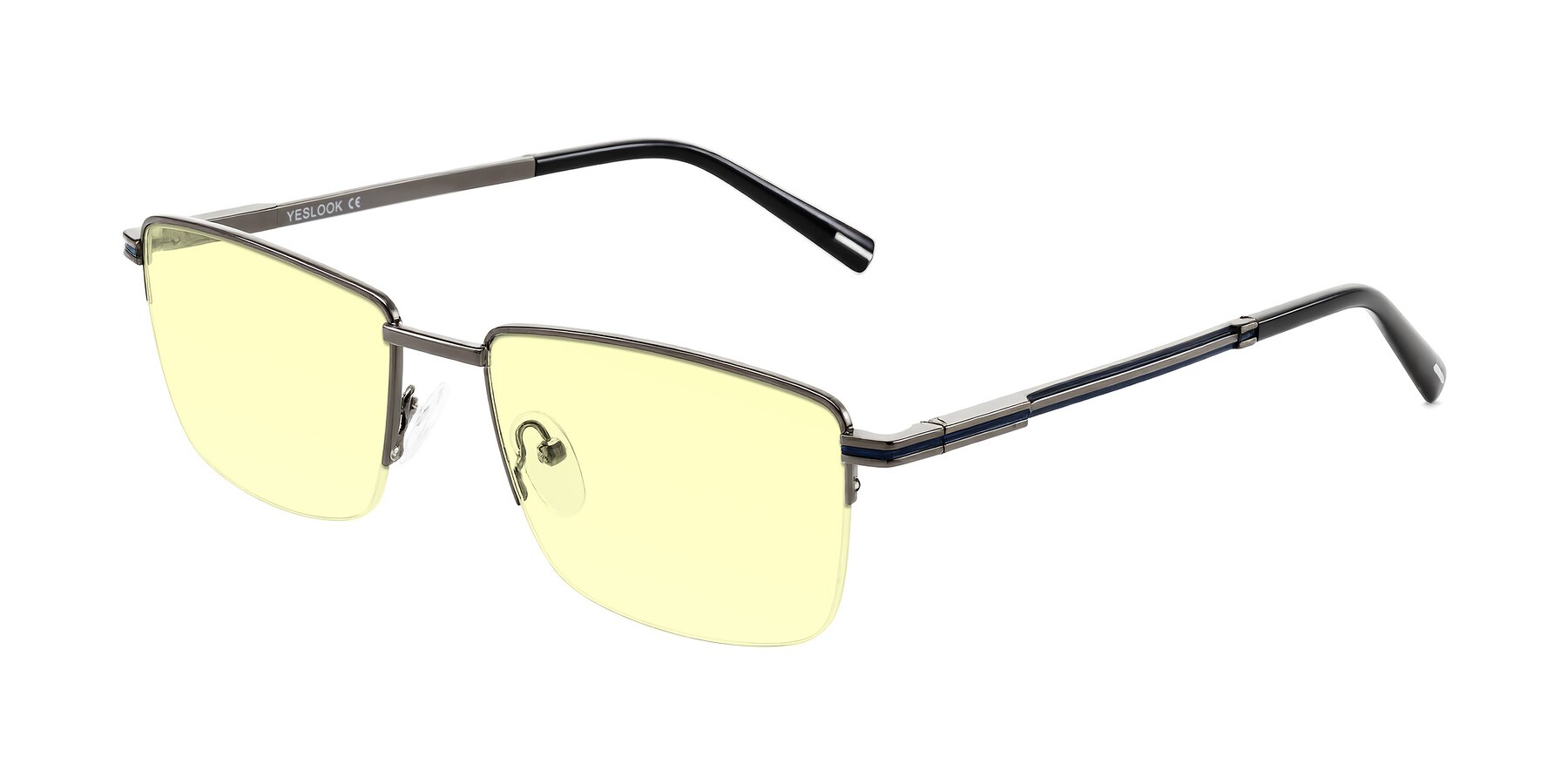 Angle of Ngoyi in Gunmetal with Light Yellow Tinted Lenses