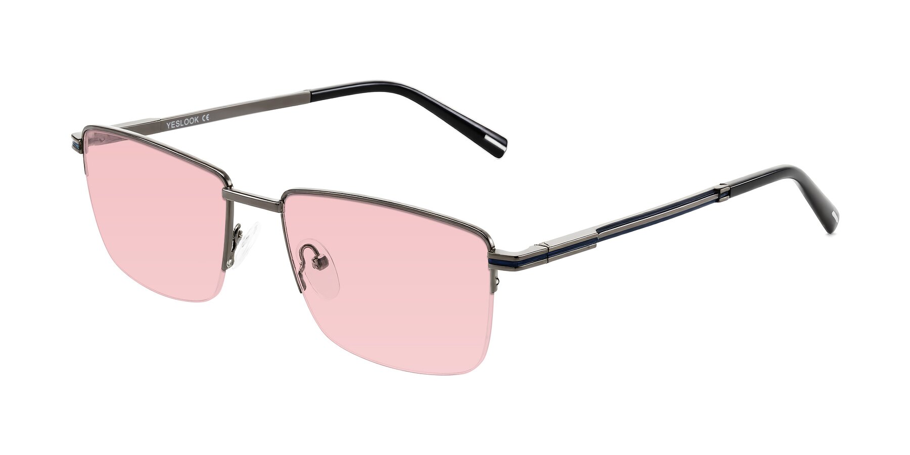 Angle of Ngoyi in Gunmetal with Light Garnet Tinted Lenses