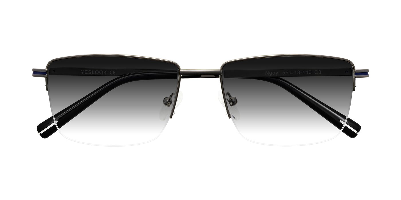 Ngoyi - Gunmetal Gradient Sunglasses