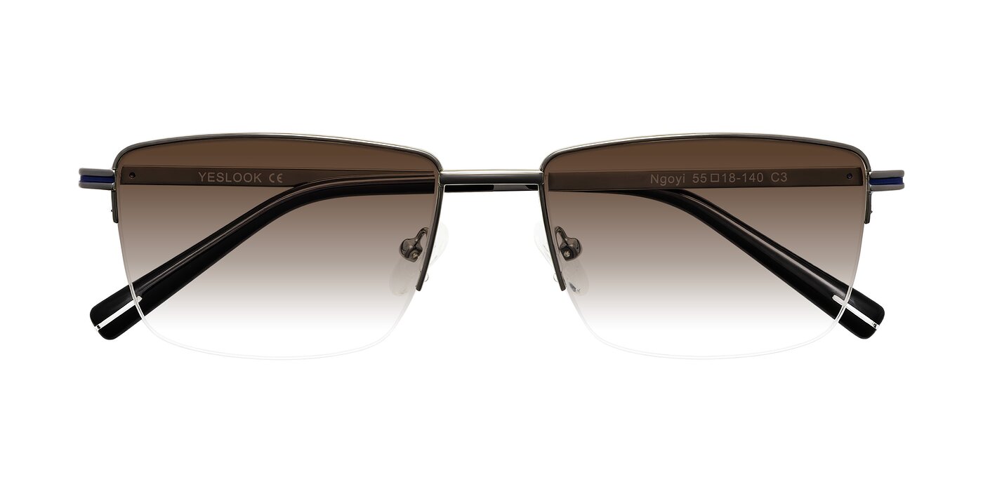 Ngoyi - Gunmetal Gradient Sunglasses