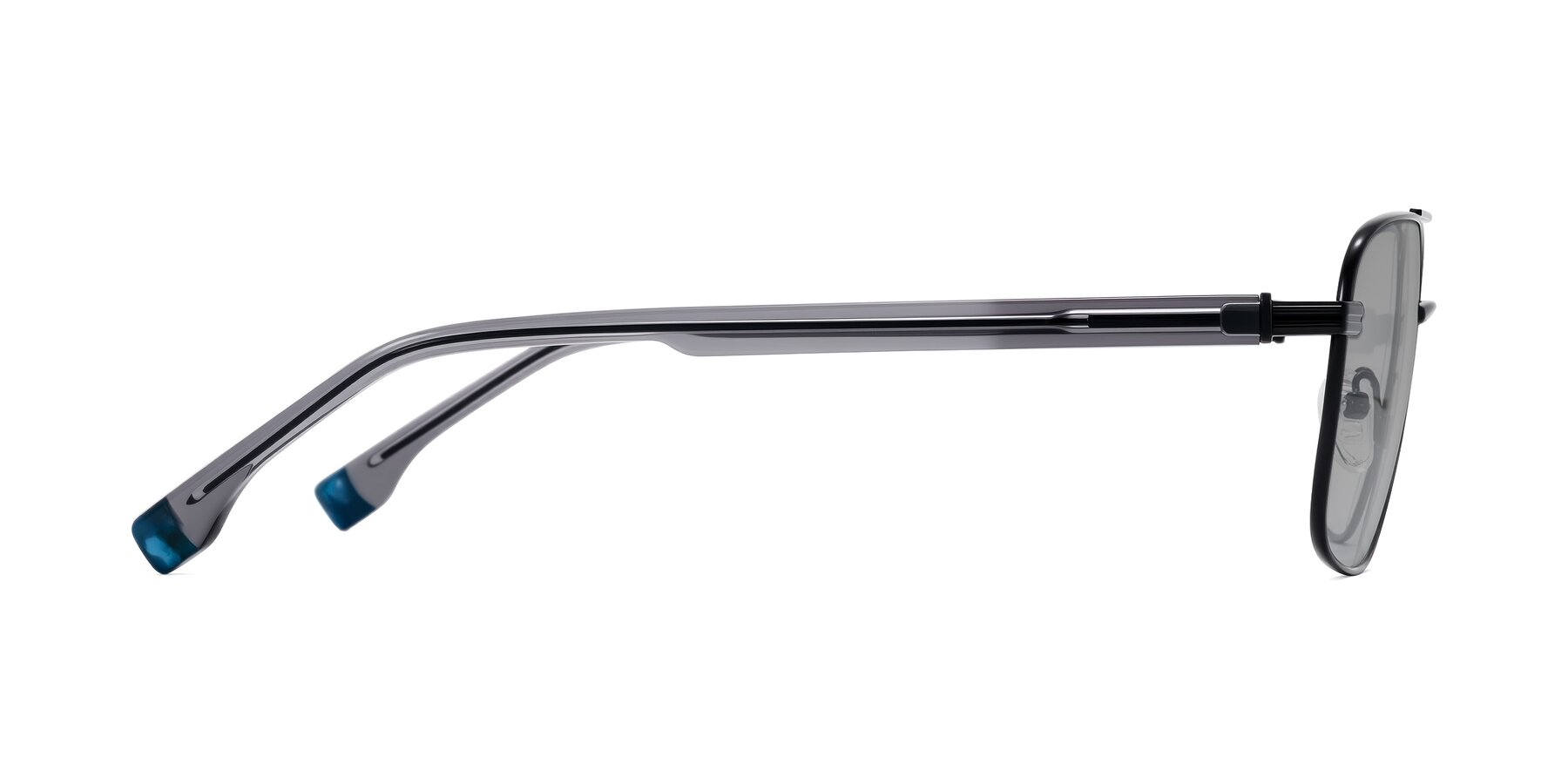 Side of Banten in Black with Light Gray Tinted Lenses