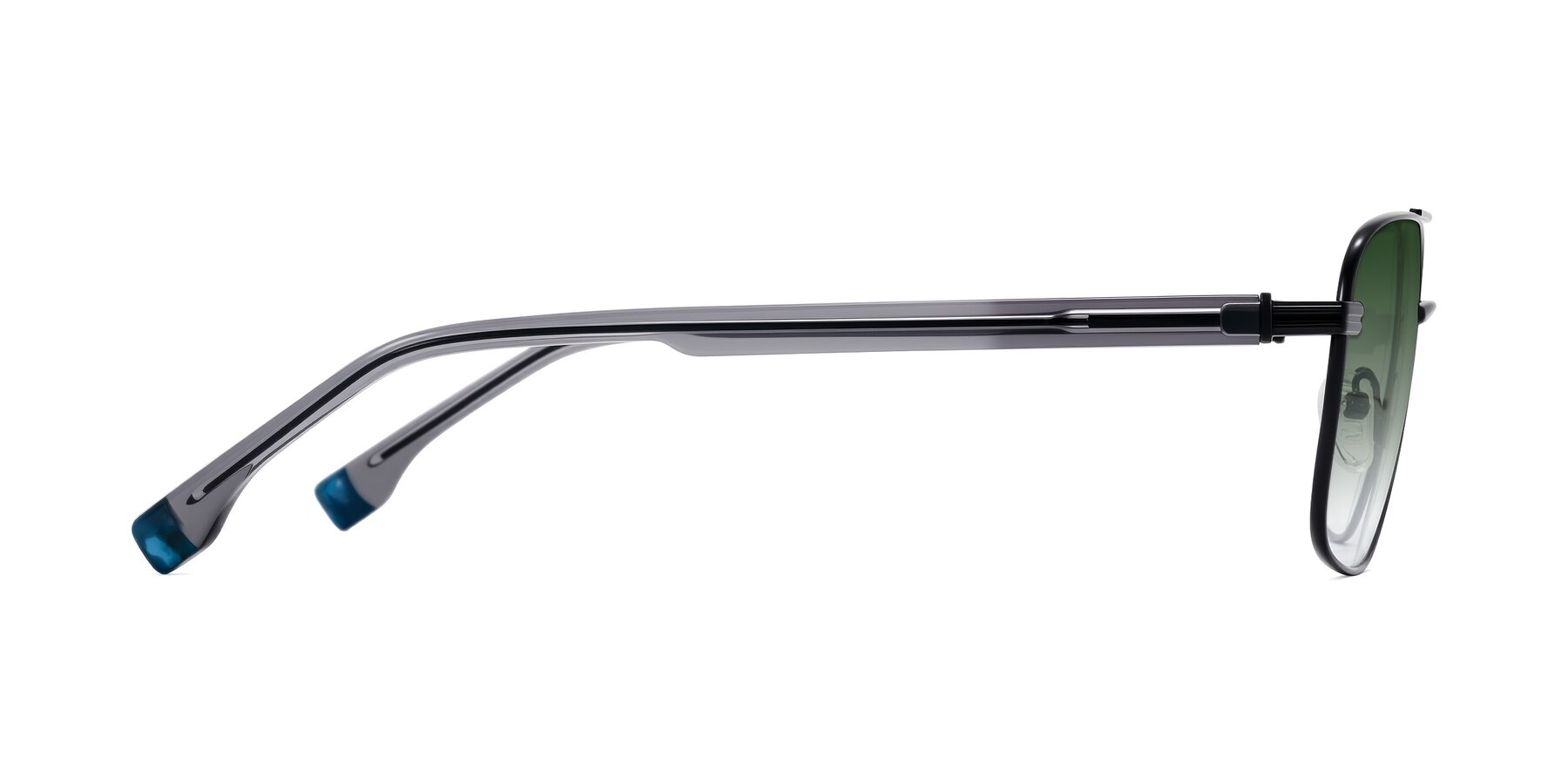 Side of Banten in Black with Green Gradient Lenses