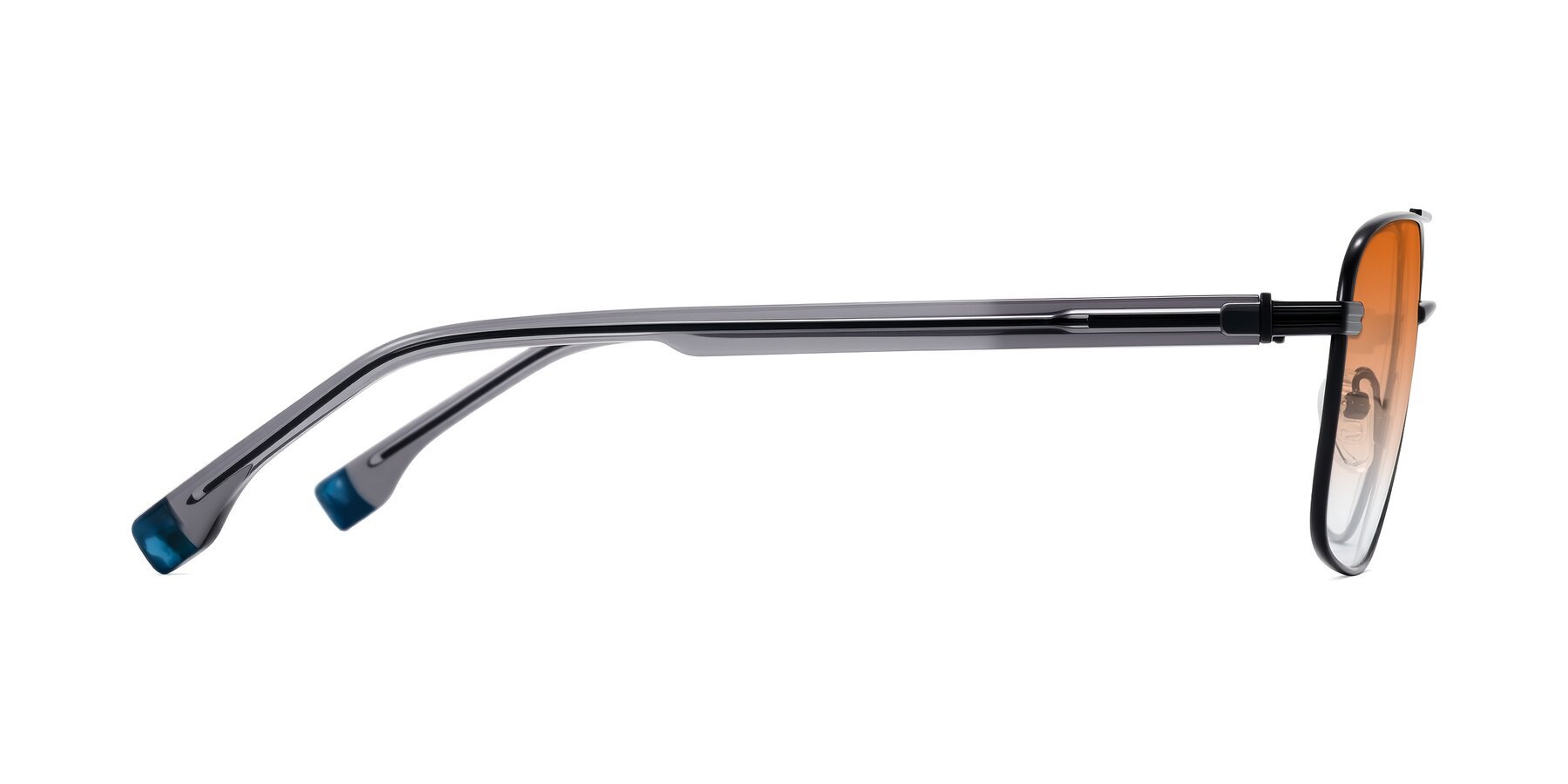 Side of Banten in Black with Orange Gradient Lenses