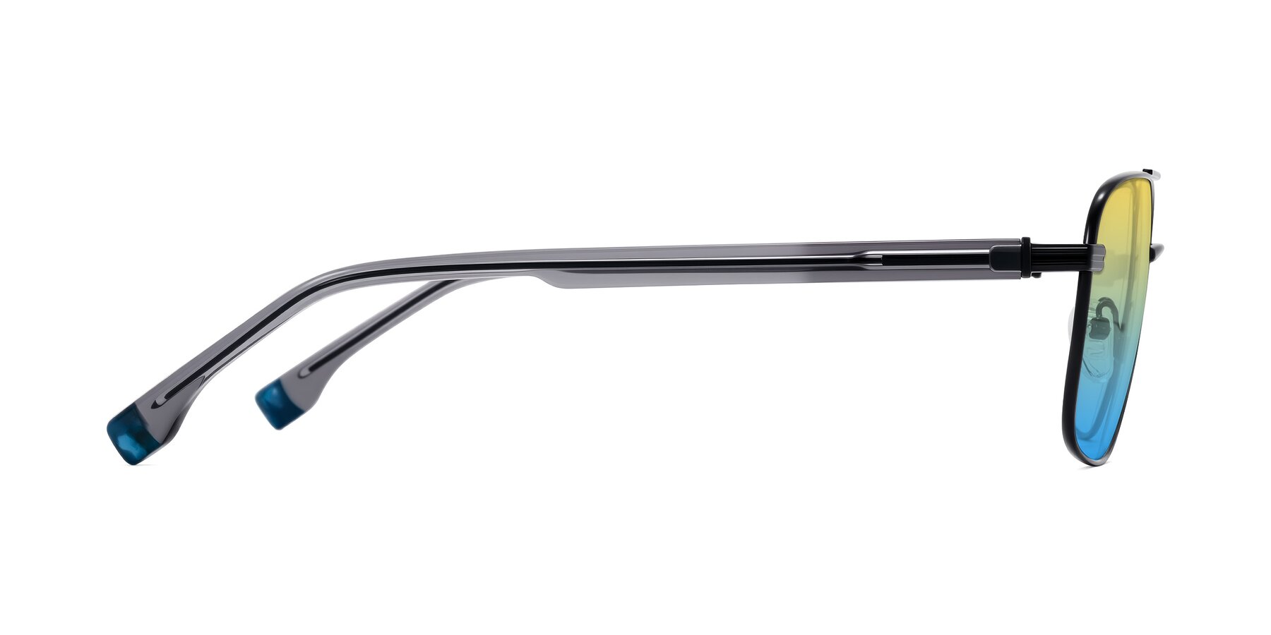 Side of Banten in Black with Yellow / Blue Gradient Lenses